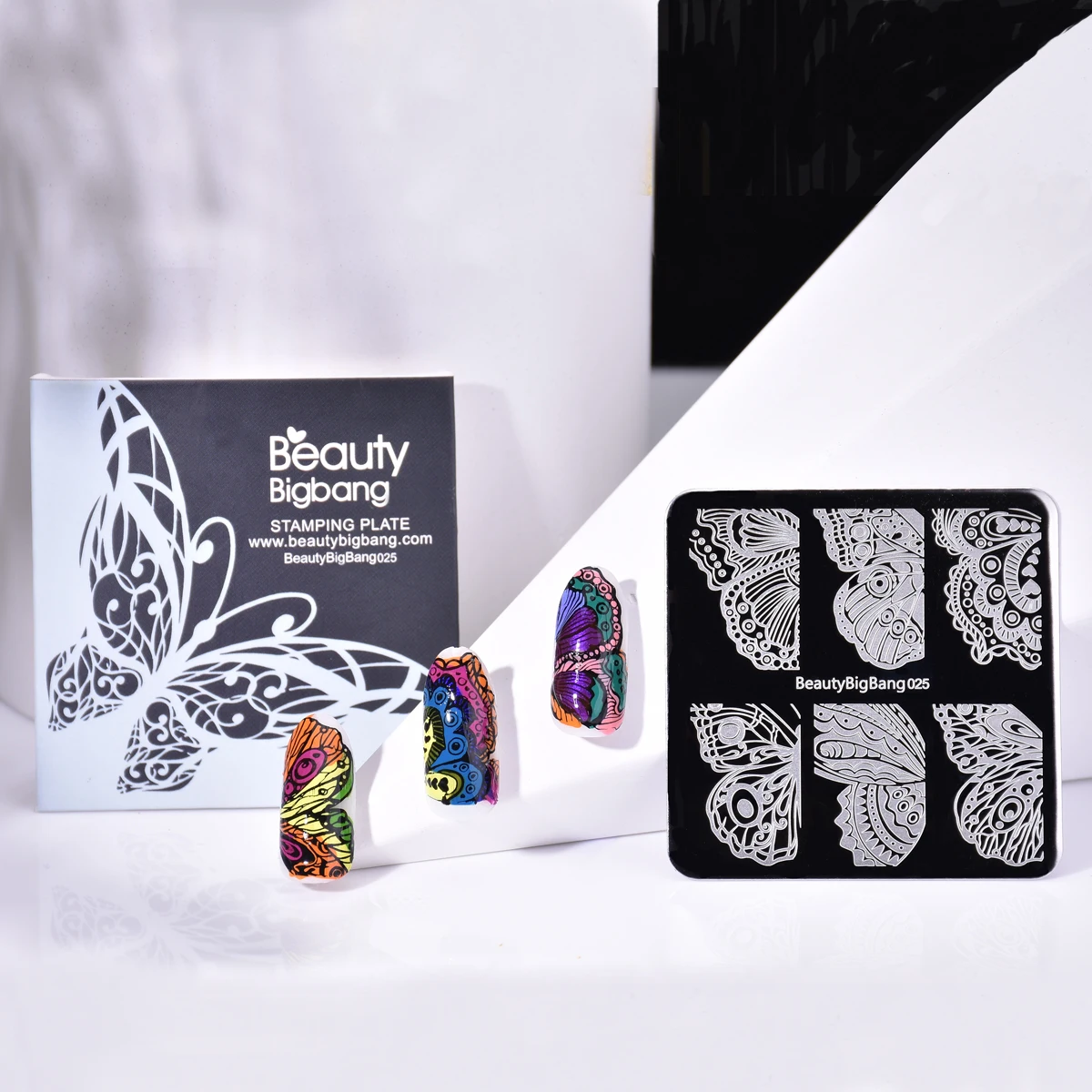 BeautyBigBang 6*6 см квадратные штамповочные пластины океанская волна парус Изображение Шаблон для пластина для стемпинга для нейл-арта BBB-028