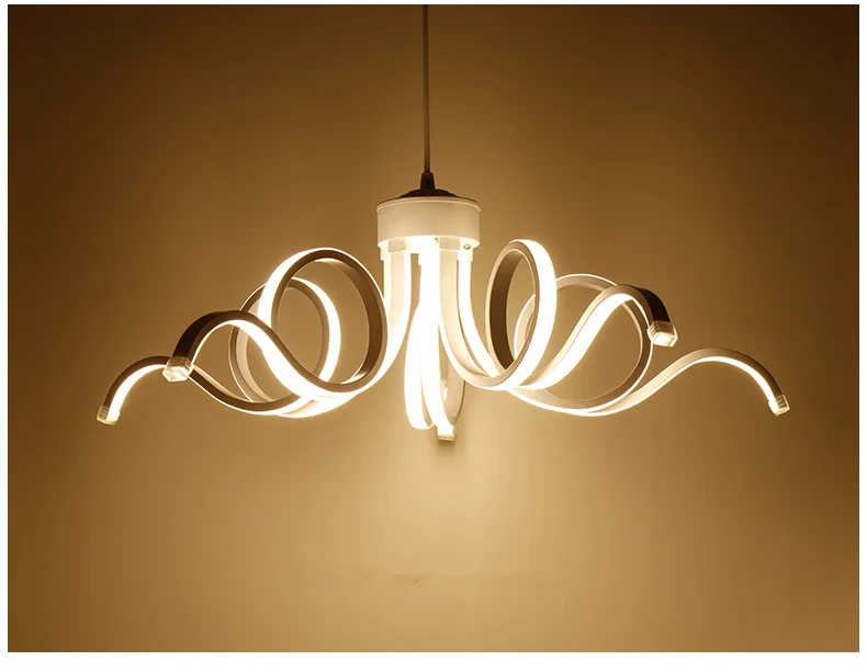 Warm light 68w Lustre Led люстра освещение бумажный фонарик свет люстры де Кристал Para Sala современный Янтарный кулон канделябро Абажуры для светильников - Цвет абажура: Warm light 68w