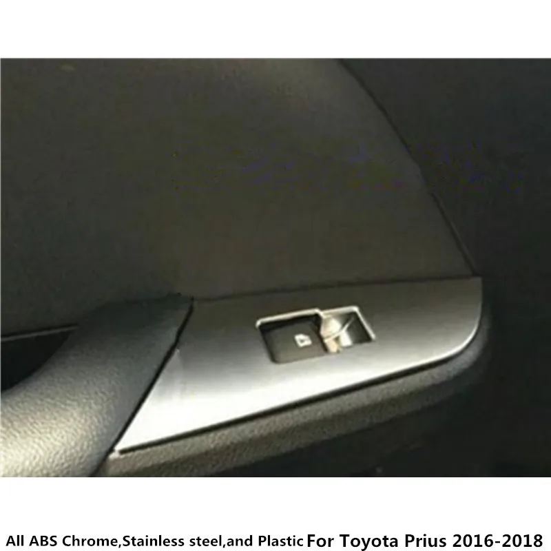Для Toyota Prius 2016 2017 2018 автомобиля Стикеры Внутренняя дверь окна Стекло