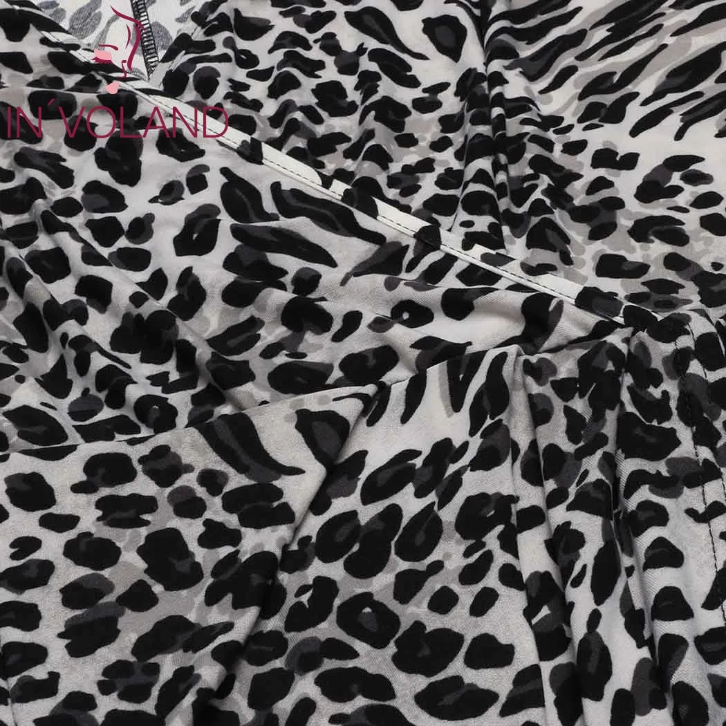 IN'VOLAND женское сексуальное платье размера плюс летнее карандаш с глубоким v