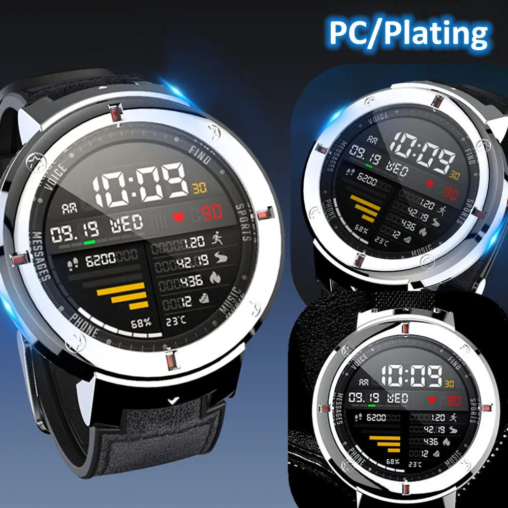 PC защитный чехол для часов для Xiaomi Huami Amazfit Verge 3 ультратонкий защитный чехол для Amazfit 3 Verge чехол-бампер аксессуар