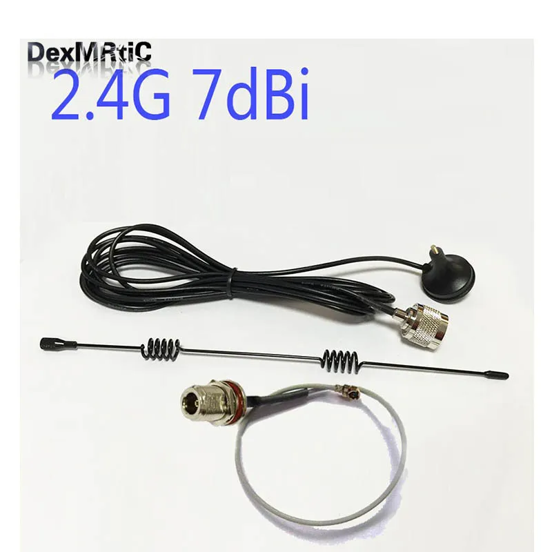 Антенна Wifi 2 4G 7dbi с высоким коэффициентом усиления разъемом Omni N усиление сигнала +