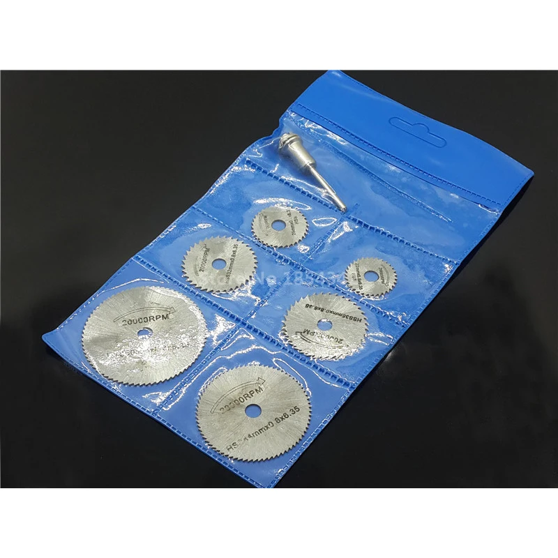 7 шт. вращающиеся инструменты из быстрорежущей стали мини дисковые режущие диски