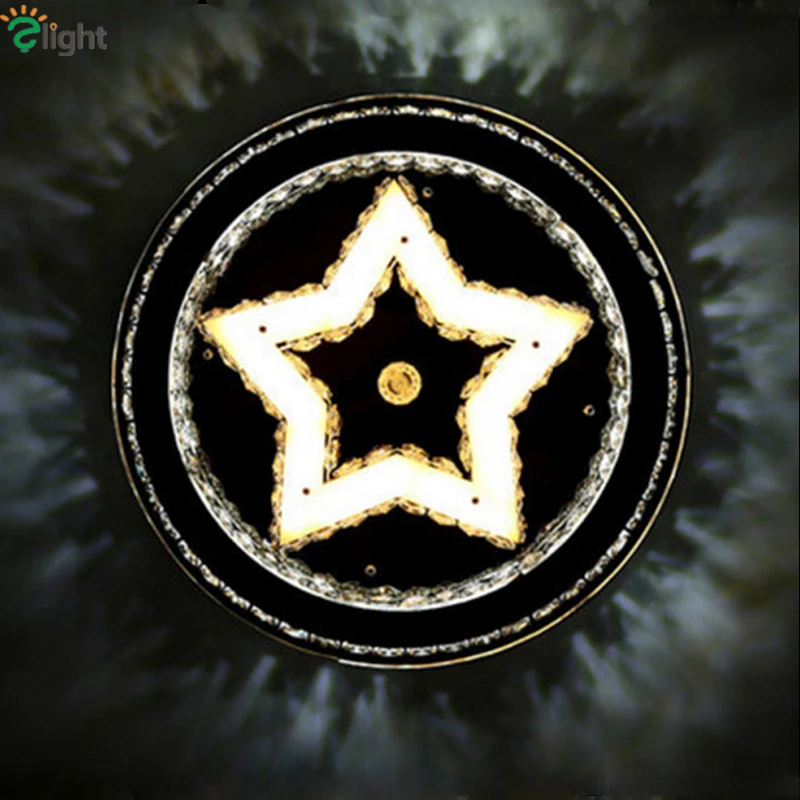 Современный акриловый и нержавеющий светодиодный потолочный светильник с