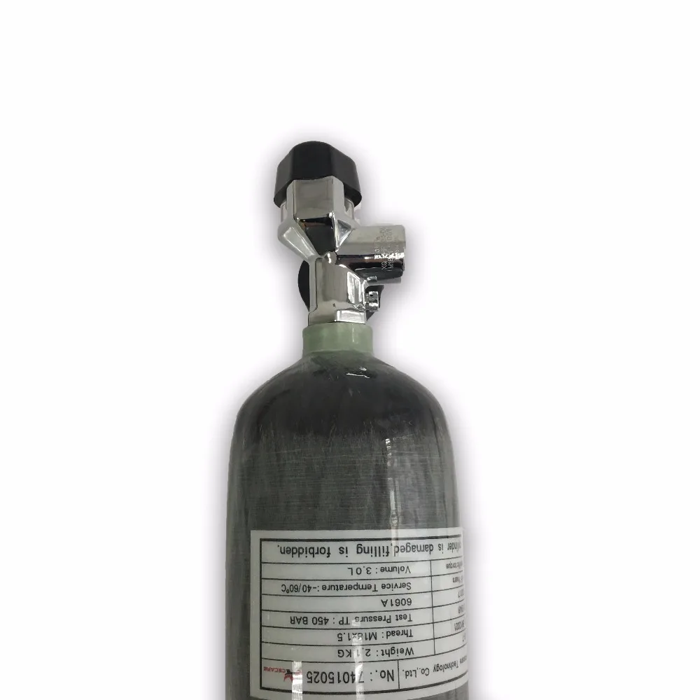 AC10321 3L Pcp воздушный бак пистолет из углеродного волокна цилиндр сжатого воздуха