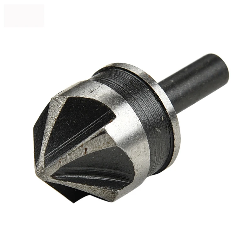 3 шт. HSS зенковочная дрель 90 градусов шестиугольная ручка пять лезвий фаски 12 мм 16