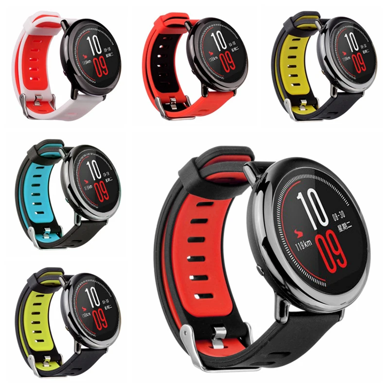 Ремешок для Xiaomi Huami Amazfit GTR 42/47 мм спортивный силиконовый дышащий