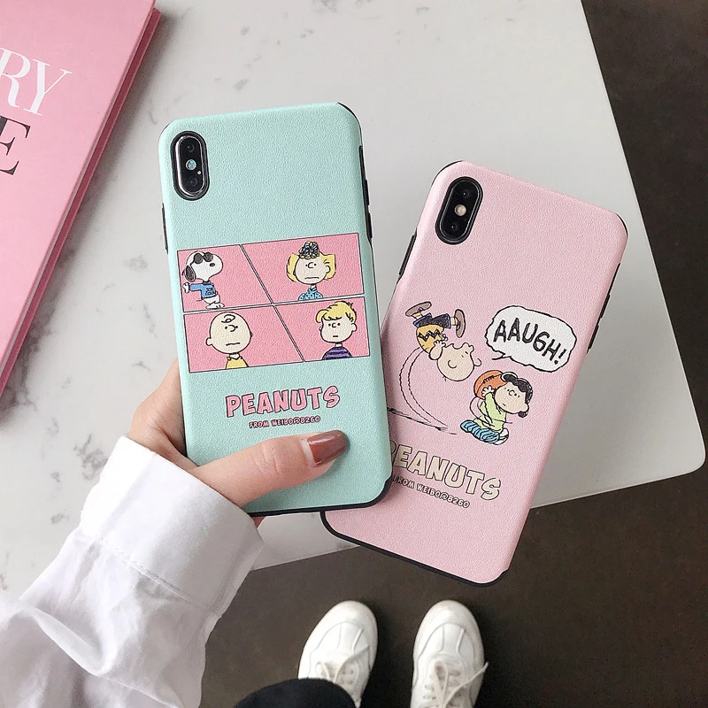 Рельефный Шелковый мягкий чехол для телефона с рисунком Шарли для iPhone 6, 6 S, 7, 8 Plus, X, XS, MAX, XR, милый матовый чехол в стиле аниме, fundas Capa
