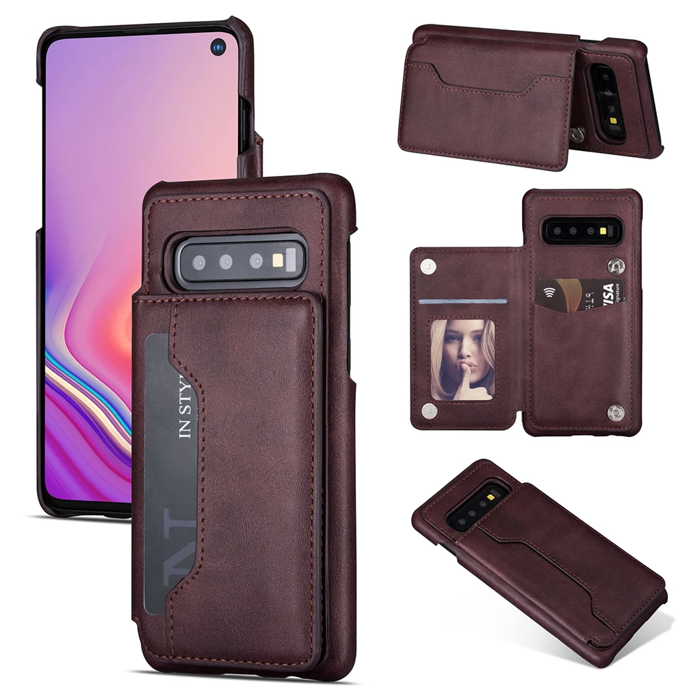 Чехол бумажник Haissky для Samsung A70 A50 A750 кожаный флип чехол телефона S10 S10e S8 S9 Note 8 9 с