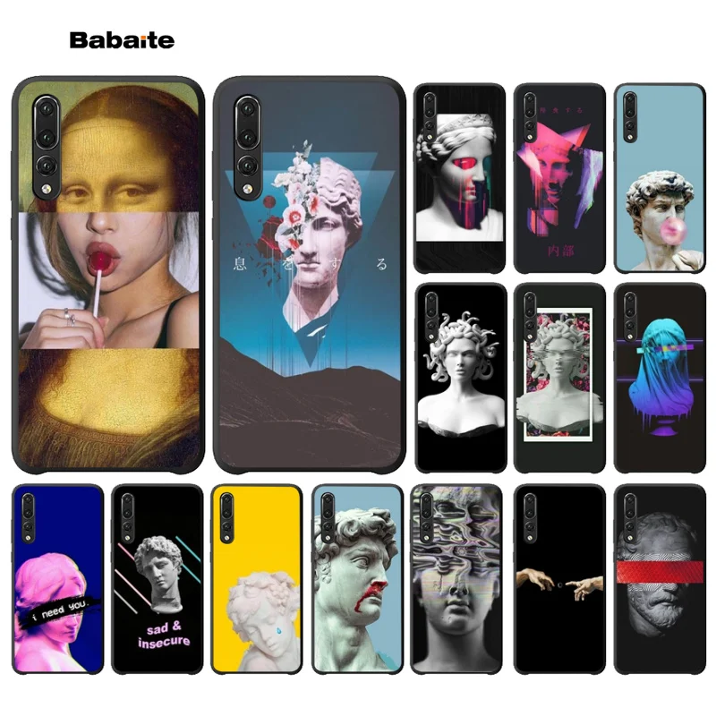 Винтажный чехол для мобильного телефона Babaite статуя Дэвида черный Huawei NOVE3E P10 Plus