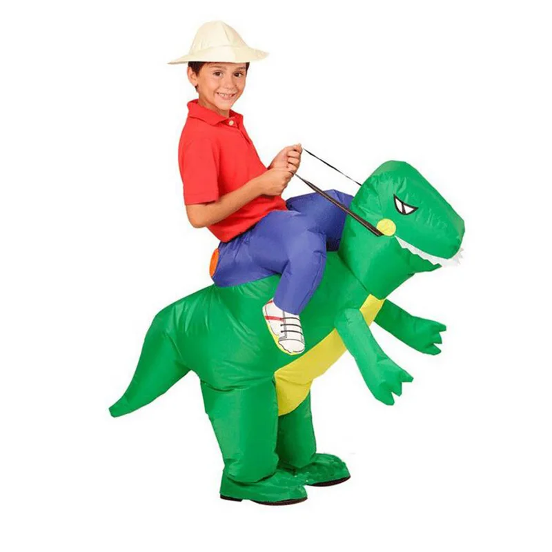 2017 надувной костюм на Хэллоуин для взрослых Детский веер T-rex Горилла сумо Корова