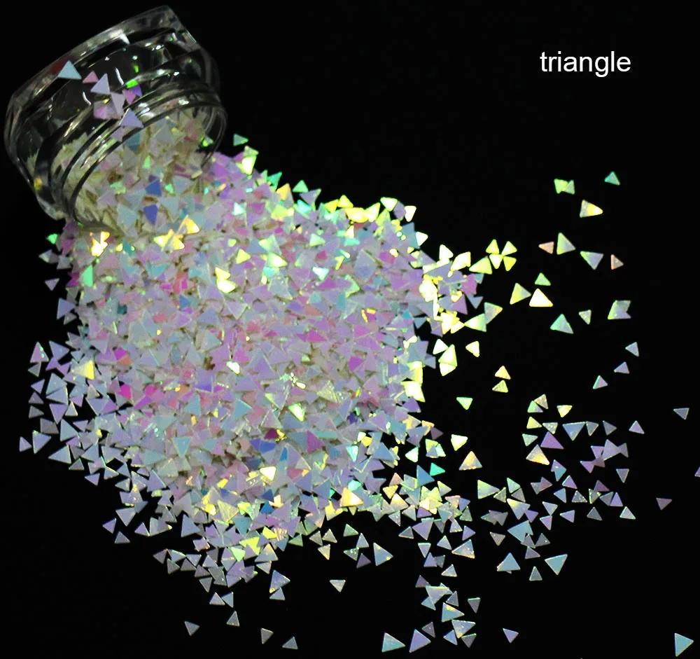 Ромб/шестиугольник/Сердце/круглая Треугольники/звезда формы Цехин переливчатая