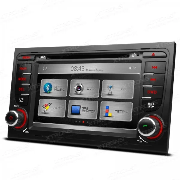 XTRONS 7 дюймов 2 din автомобильный аудио HD сенсорный экран стерео DVD плеер с GPS