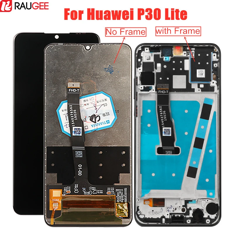 ЖК-экран для huawei P30 Lite ЖК-дисплей с рамкой дигитайзер дисплей для huawei P30 Lite сенсорный дисплей ЖК-MAR-LX1 L21 AL01