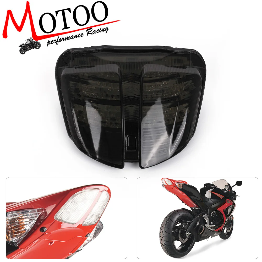 Motoo-мотоцикл хвост светильник светодиодный встроенный сигнала для SUZUKI GSX-R600 gsxr600