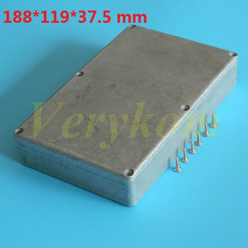 Алюминиевый корпус для гитарных эффектов Hammond 1590DD с педалью создания 188x119x37 5