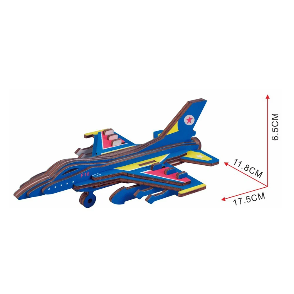 3D сборка &quotсделай сам&quot комплект модели самолета пазл ручной работы из дерева