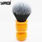 Yaqi Специальное предложение дефект 24 мм кисти для макияжа, мягкие синтетические волоски, кисть с хорошей смокинг узел оранжевая ручка кисточки для бритья