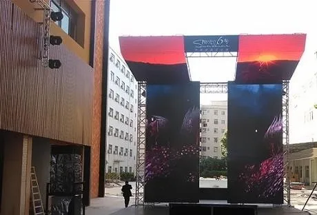 TEEHO горячая Распродажа led наружный шкаф P6.25 литой панель 500 мм * ультратонкий
