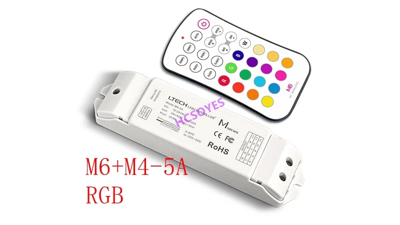 LTECH RF M1 M2 M3 M4 M6 M7 M8 одного цвета CT rgb Беспроводной дистанционного 5A CV постоянный