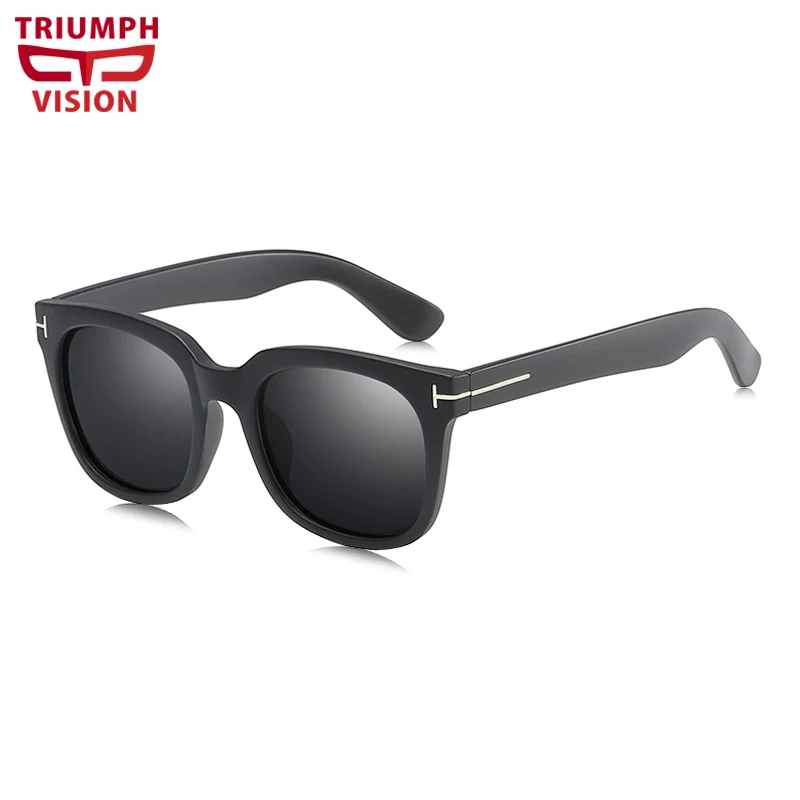 Мужские солнцезащитные очки с поляризационными линзами TRIUMPH VISION TR90 черные