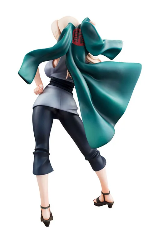 Фигурку Наруто Tsunade аниме модель мультфильм куклы ПВХ см 21 Японская статуэтка для