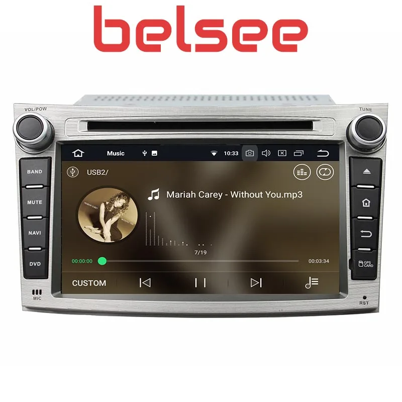 Автомагнитола Belsee для Subaru Legacy Outback 2009 2014 2 Din Android 9 0 Восьмиядерный процессор Bluetooth