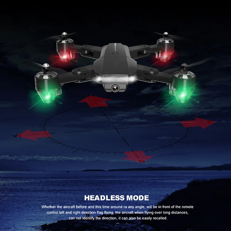 Дрон с 720P HD камера режим складной дешевые RC вертолеты Wi-Fi FPV 100m rtf высокое качество Квадрокоптер 1000 мАч батарея игрушка в подарок