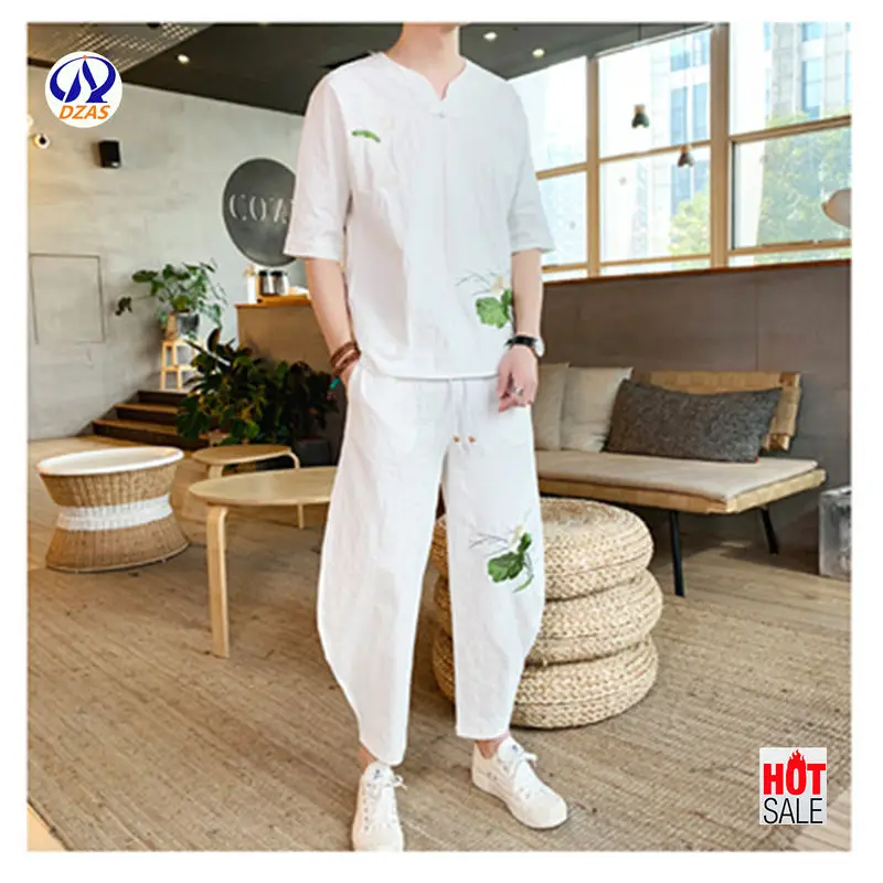 

Chinese wind men's fashion personality short sleeve T-shirt