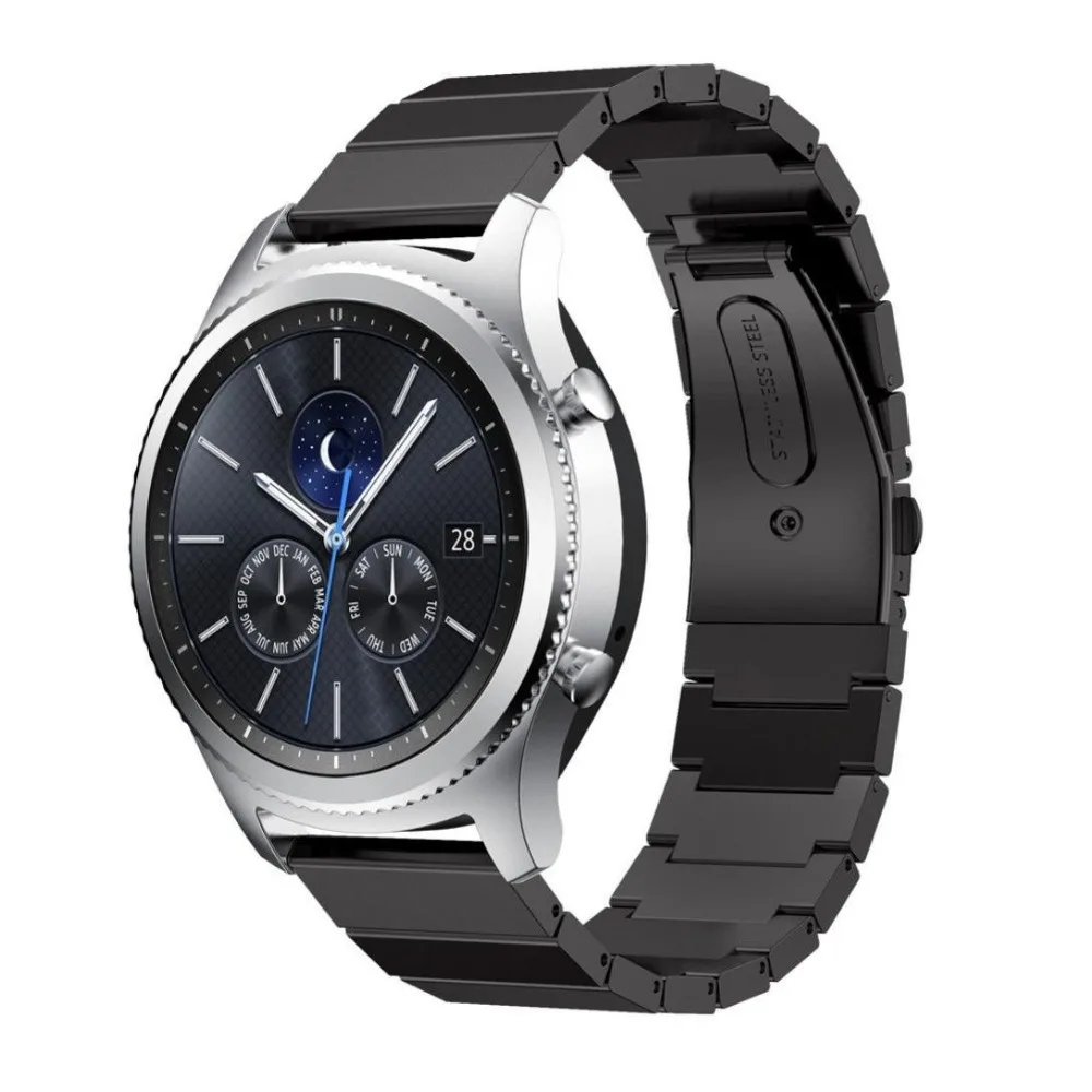 Ремешок для часов из нержавеющей стали samsung Galaxy Watch 42 46 мм ремешок браслета 20 22 gear S2