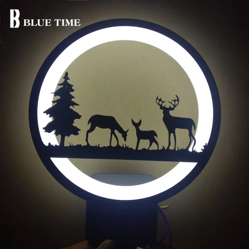 BLUE TIME современный светодиодный настенный светильник для гостиной спальни