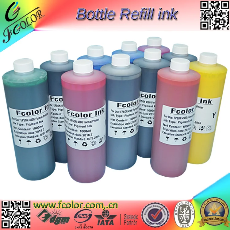 Бесплатная доставка запасная чернильная бутылка для принтера Pro 4900 4910 500 мл * 11