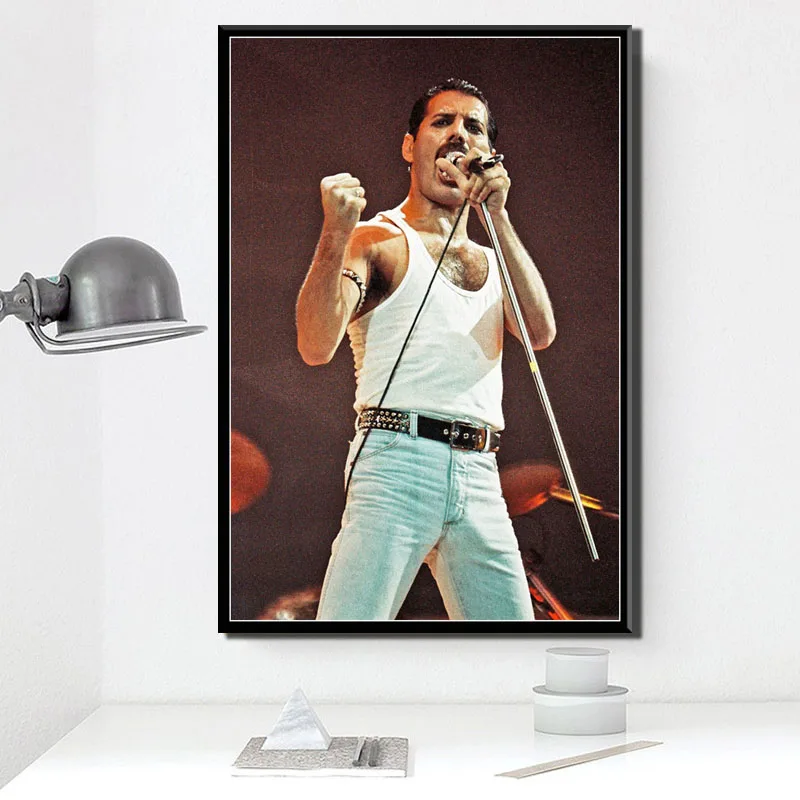 Freddie Mercury богемный рипсоди Рок Музыкальная Группа звезда Плакат настенное