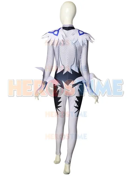 Yuri On Ice Косплей Костюм Plisetsky Agape белый костюм для выступления Zentai на заказ лайкра