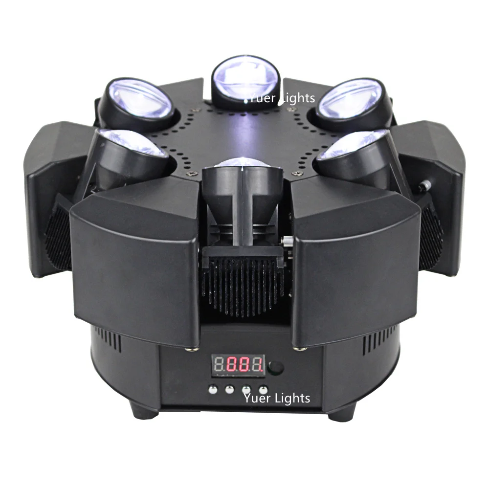 6 Heads Beam Moving Head Lights High Quality 6X10W RGBW 4IN1 LED Stage Effect DMX DJ Xmas | Лампы и освещение