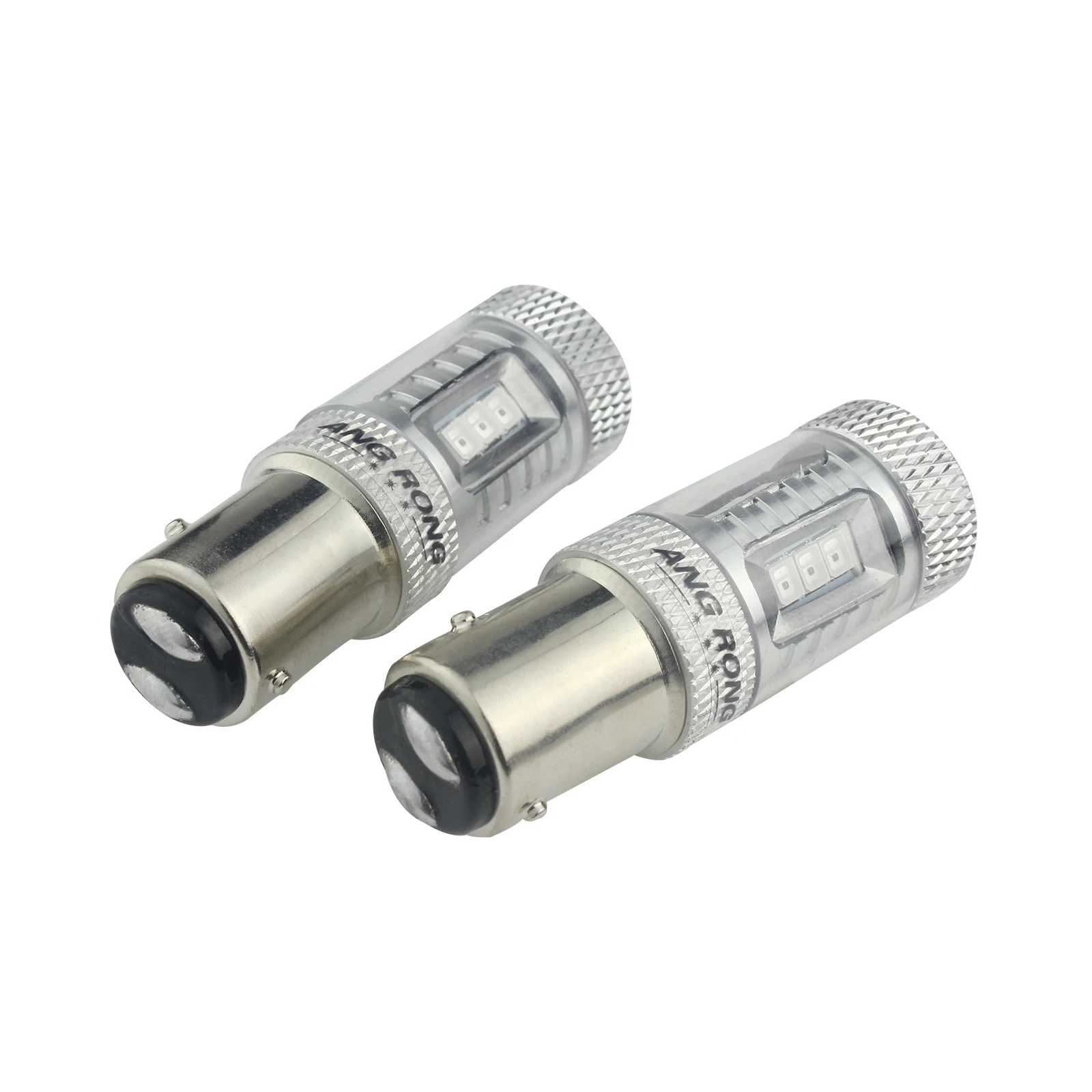 ANGRONG 2x красный PR21/5 Вт 380R BAW15d P21/5 Светодиодный 15 боковой задний противотуманный