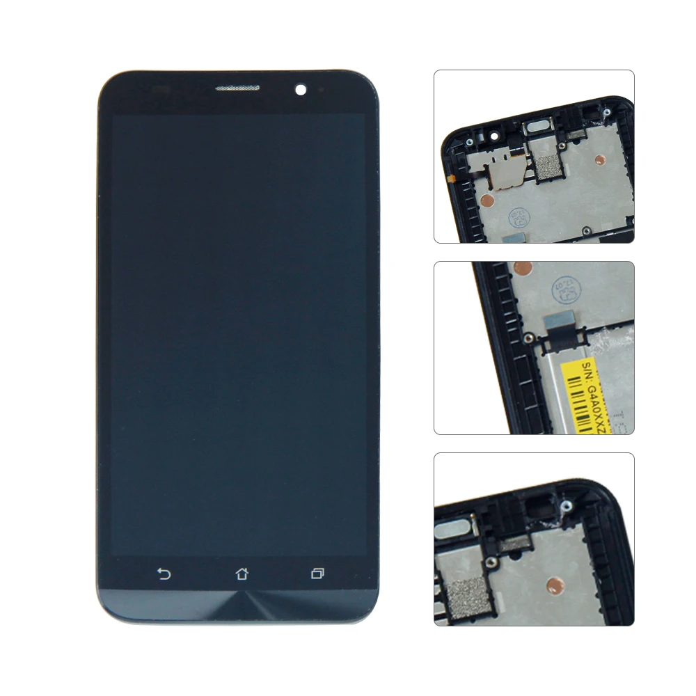 Для Asus Zenfone 2 ZE551ML Z00AD Z00ADB Z00ADA 1920x1080 ЖК-дисплей с сенсорным экраном дигитайзер в