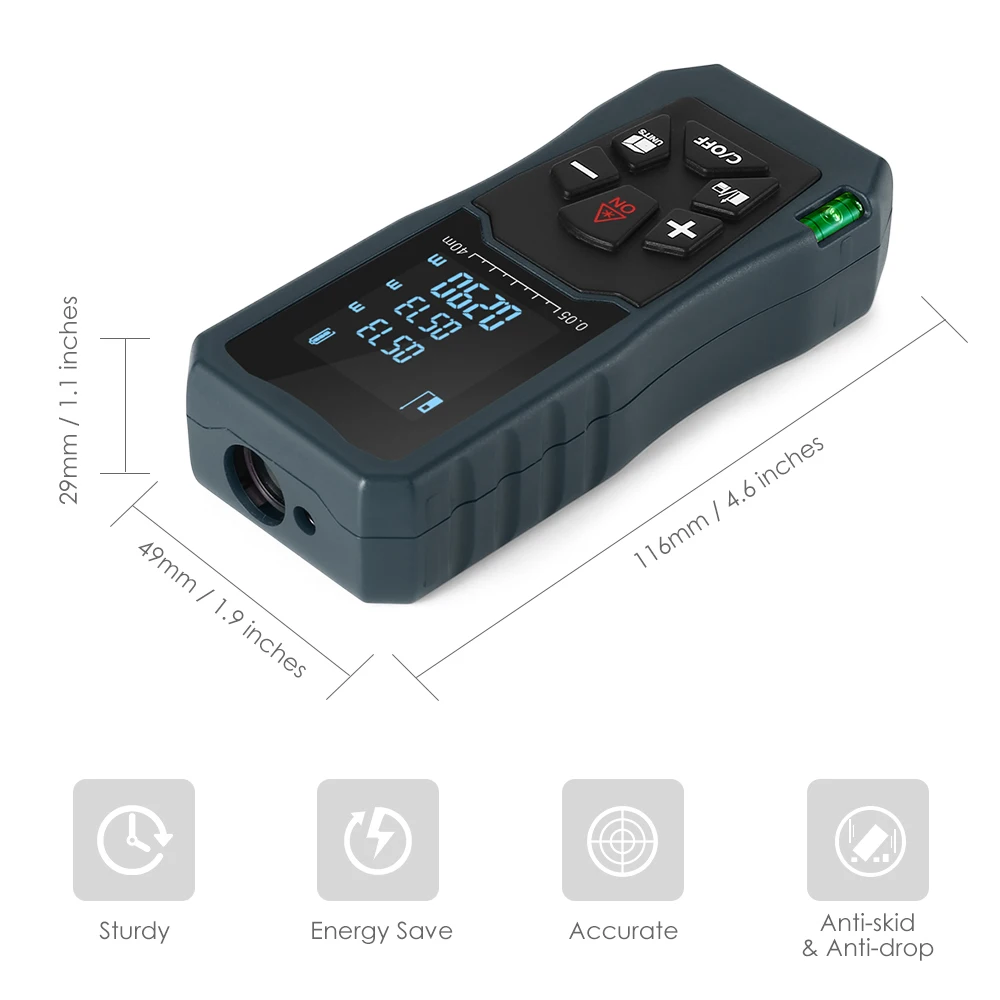 40 м Многофункциональный Ручной Лазерные дальномеры лазерный дальномер Finder