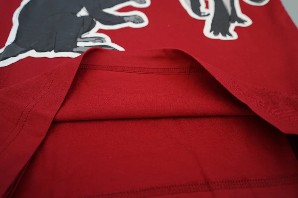 Новая летняя мужская футболка с вышивкой животного брендовая одежда модная