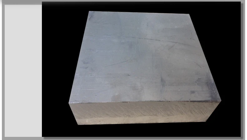

6061 aluminum block size 100*80*20mm AL Metal silver color 1 pcs