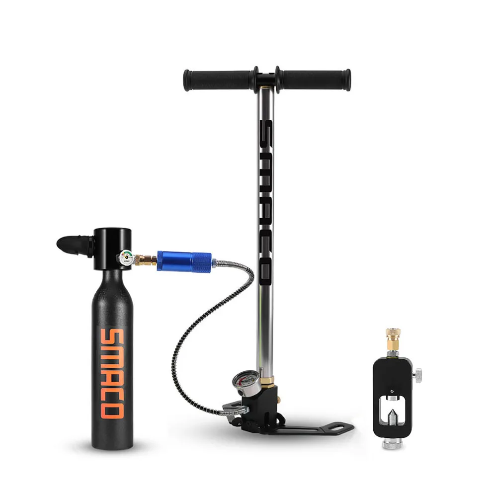

2019NEW SMACO Diving Equipment Air Valves Mini Scuba Diving Cylinder Oxygen Tank for Snorkeling Underwater Breathing Accessories
