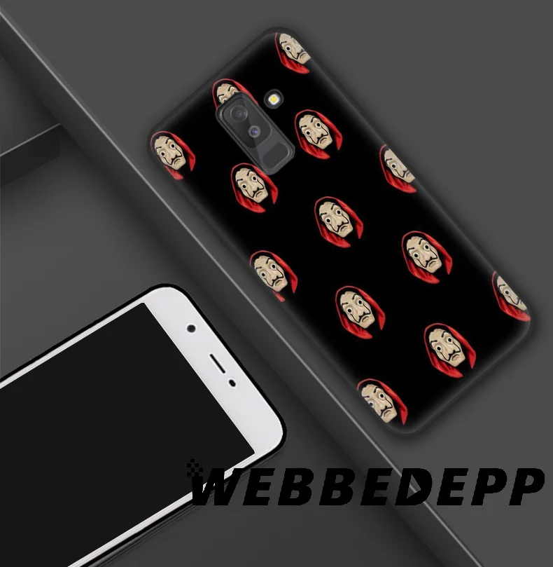 WEBBEDEPP Money Heist La Casa De Papel Soft Silicone Case for Samsung Galaxy A9 A8 A7 A6 Plus 2018 A5 A3 2017 2016 Note 9 8 |