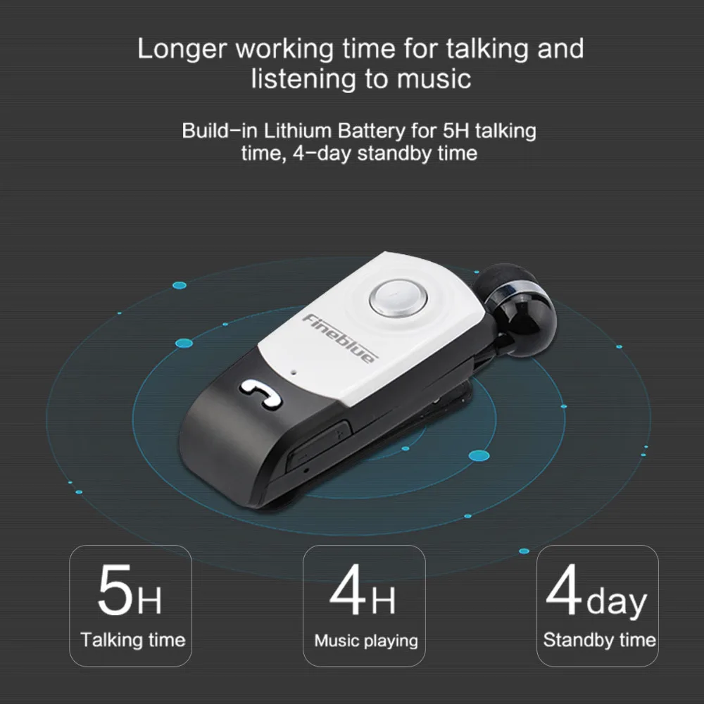 Fineblue F960 Bluetooth наушники беспроводные гарнитура с микрофоном звонки напоминания