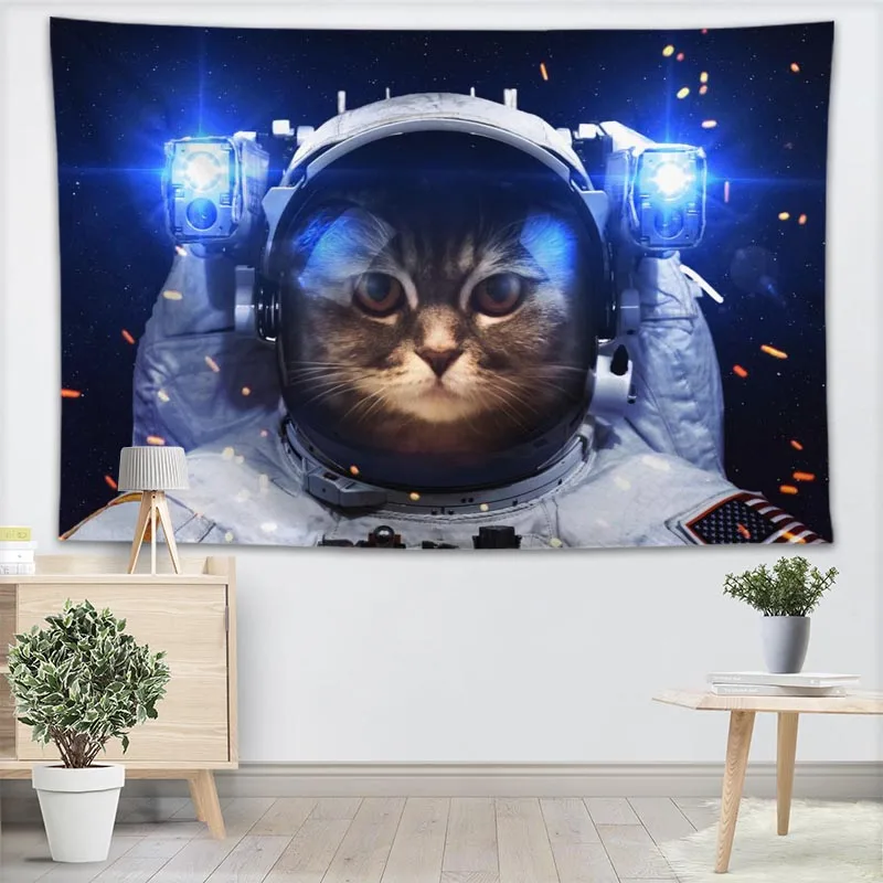 HEARMNY гобелен с изображением сказочного кота Настенный декор украшение для дома