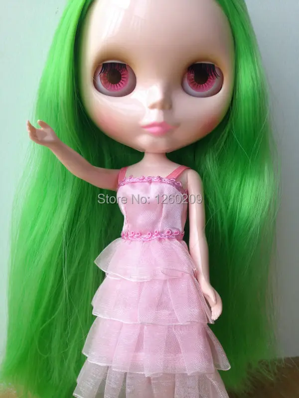 Новая продукция: кукла телесного цвета в продаже Blyth зеленые волосы (подходит для