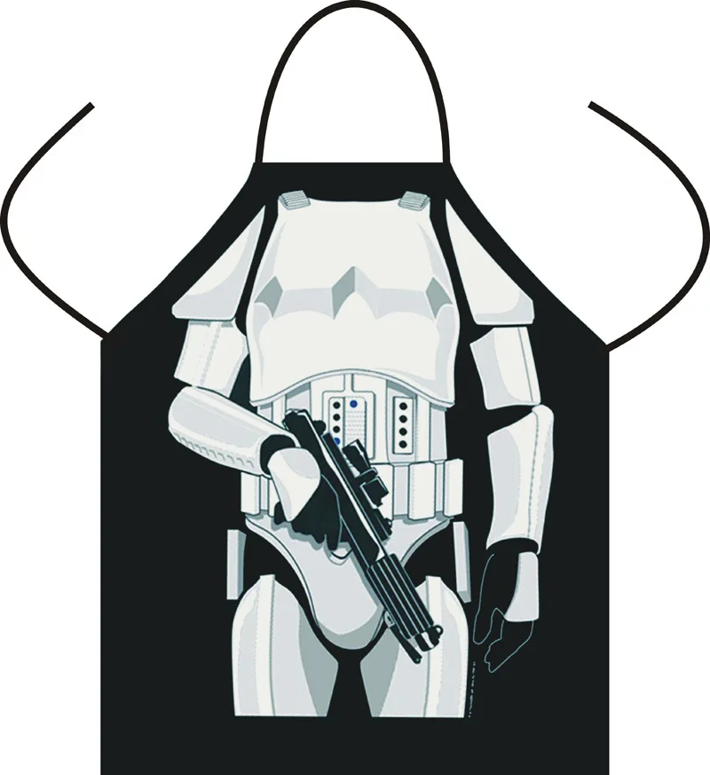 1 шт. фартуки для барбекю полиэстер с милым принтом кухни дома сделай сам улицы