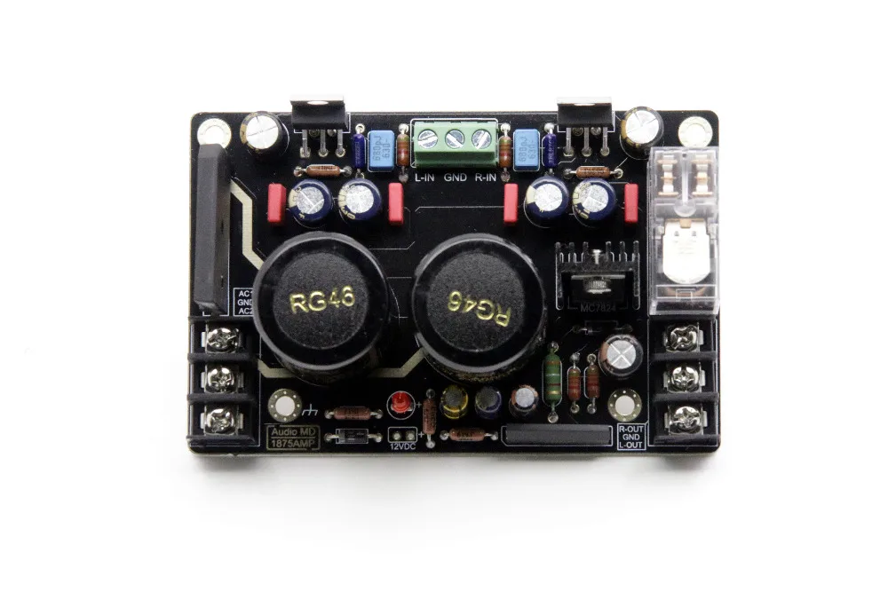 Плата усилителя Hi-Fi LM1875 в сборе SENGTERBELLE с защитой динамика C1237 | Электроника
