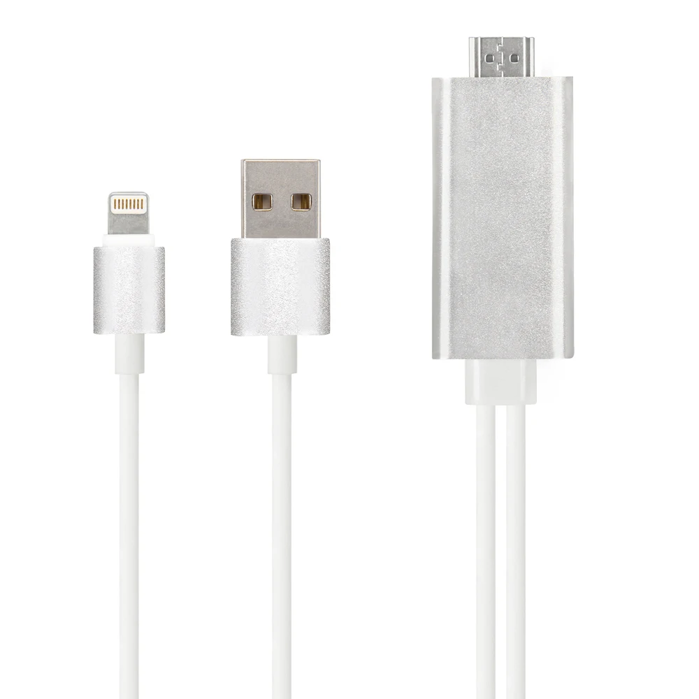 HDMI кабель для Lightning-HDMI кабель HD tv AV адаптер USB кабель 1080P