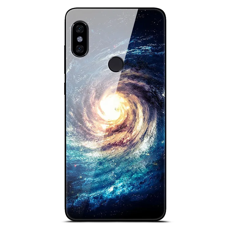 Чехол из закаленного стекла для Xiaomi Redmi Note 5, чехол с изображением планеты космос, стеклянный чехол на заднюю панель для Xiomi Redmi Note 5 Pro Redmi note5, 64 ГБ, 32 ГБ - Цвет: 31