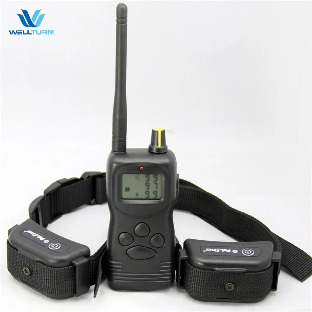 Free Shipping For 2 Dogs 1000M Remote Pet Dog Training Collar with LCD Display Best Electronic for | Дом и сад